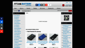 What Storebattery.co.nz website looked like in 2020 (4 years ago)