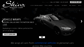 What Skinzwraps.com website looked like in 2020 (4 years ago)
