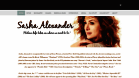What Sashaalexander.weebly.com website looked like in 2020 (4 years ago)