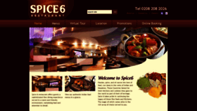 What Spice6.co.uk website looked like in 2020 (4 years ago)