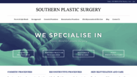 What Southernplasticsurgery.com.au website looked like in 2020 (4 years ago)
