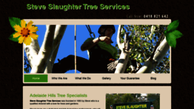 What Steveslaughtertreeservices.com.au website looked like in 2020 (4 years ago)