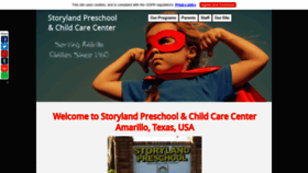 What Storyland-amarillo.org website looked like in 2020 (4 years ago)