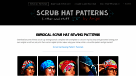 What Scrubhatpatterns.com website looked like in 2020 (4 years ago)