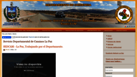 What Sedcamlapaz.gob.bo website looked like in 2020 (4 years ago)