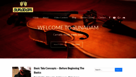 What Sunadam.com website looked like in 2020 (4 years ago)