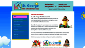 What Stgeorgeminischool.ca website looked like in 2020 (4 years ago)