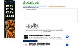 What Spinbot.org website looked like in 2020 (4 years ago)