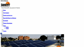 What Sunergy.ps website looked like in 2020 (4 years ago)