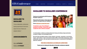 What Stsconference.com website looked like in 2020 (6 years ago)