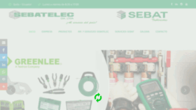 What Sebatelec.com website looked like in 2020 (4 years ago)