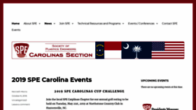 What Specarolinas.org website looked like in 2020 (4 years ago)