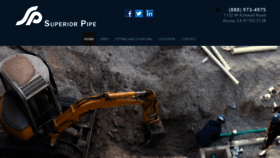 What Superiorpipe.net website looked like in 2020 (4 years ago)