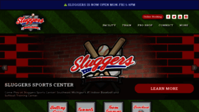What Sluggerssportscenter.com website looked like in 2020 (4 years ago)