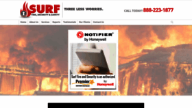 What Surf-fire.com website looked like in 2020 (4 years ago)