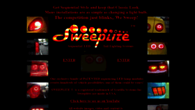 What Sweeplite.com website looked like in 2020 (4 years ago)