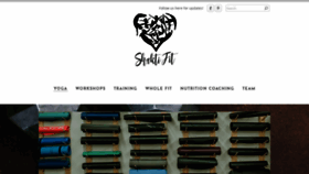 What Shaktifit.com website looked like in 2020 (4 years ago)