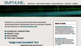 What Smithline.com website looked like in 2020 (4 years ago)
