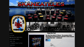 What Skaneatelesvfd.com website looked like in 2020 (4 years ago)