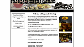 What Stagecoachcatering.com website looked like in 2020 (4 years ago)
