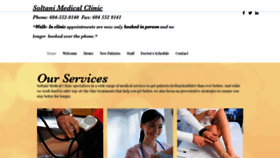 What Soltanimedicalclinic.com website looked like in 2020 (4 years ago)