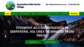 What Serpentinepark.com.au website looked like in 2020 (4 years ago)