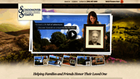 What Schoonoverstemplefuneralhomes.com website looked like in 2020 (4 years ago)