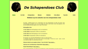 What Schapendoesclub.nl website looked like in 2020 (4 years ago)