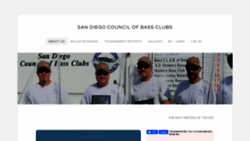What Sandiegocouncilofbassclubs.org website looked like in 2020 (4 years ago)