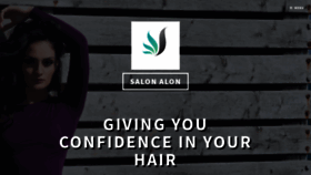 What Salonalon.com website looked like in 2020 (4 years ago)