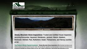 What Smokymtnhomeinspections.com website looked like in 2020 (6 years ago)