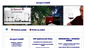 What Sirexport.com website looked like in 2020 (4 years ago)