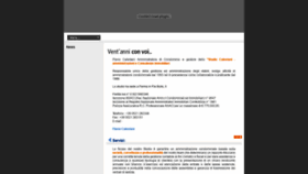 What Studiocalestani.it website looked like in 2020 (6 years ago)