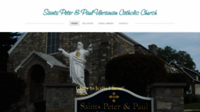 What Sspeterpaulukrchurch.us website looked like in 2020 (4 years ago)