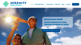 What Serenityhomehealth.com website looked like in 2020 (4 years ago)