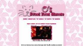 What Sweetfacesiamese.com website looked like in 2020 (4 years ago)