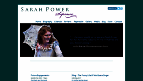 What Sarahpower.com website looked like in 2020 (4 years ago)