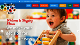 What Stepping-stones-childcare.com website looked like in 2020 (4 years ago)