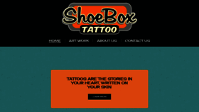 What Shoeboxtattoo.com website looked like in 2020 (4 years ago)