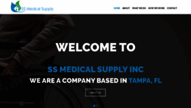 What Ssmedicalsupplyinc.com website looked like in 2020 (4 years ago)