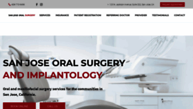 What Sanjoseoralsurgery.net website looked like in 2020 (4 years ago)