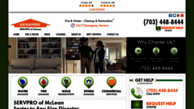 What Servpromclean.com website looked like in 2020 (4 years ago)