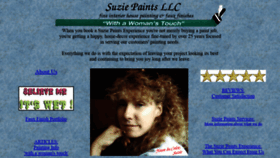 What Suziepaints.com website looked like in 2020 (4 years ago)