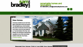 What Sambradleyhomes.com website looked like in 2020 (4 years ago)