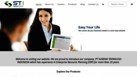 What Sumihai.co.id website looked like in 2020 (5 years ago)