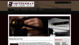 What Smithermanlawfirm.com website looked like in 2020 (4 years ago)