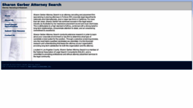 What Sharongerberattorneysearch.com website looked like in 2020 (4 years ago)