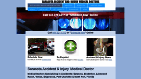 What Sarasotaaccidentdoctor.com website looked like in 2020 (4 years ago)