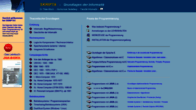 What Skripta.de website looked like in 2020 (5 years ago)