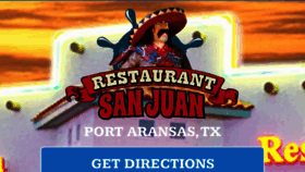 What Sanjuanrestaurant.net website looked like in 2020 (4 years ago)